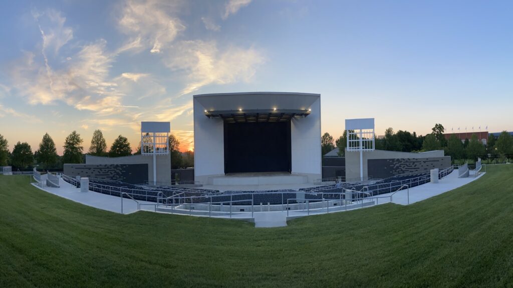 Amphitheater at White River Indiana Steel Fabricating