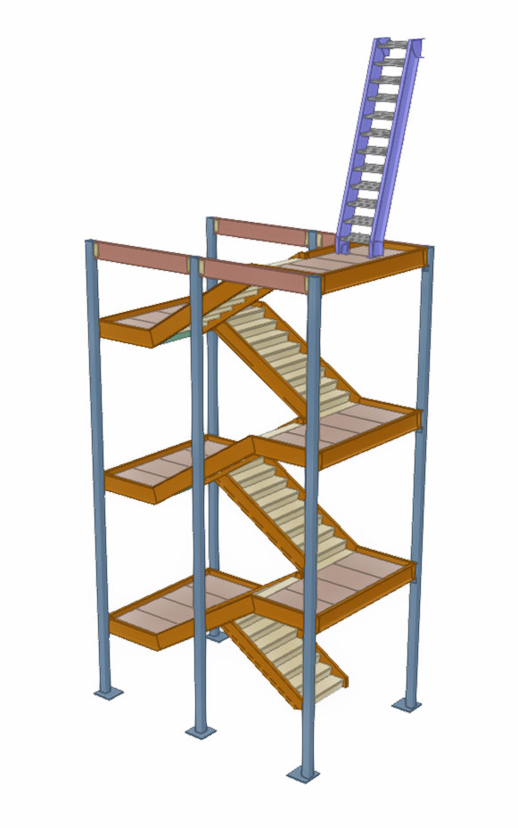 Commerce City Amazon - Stair Model